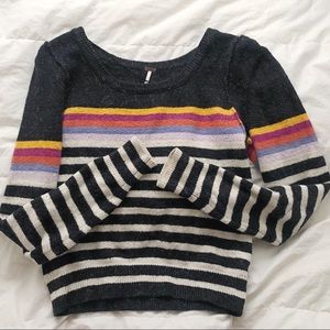 free people striped sweater